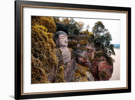 China 10MKm2 Collection - Giant Buddha of Leshan-Philippe Hugonnard-Framed Photographic Print