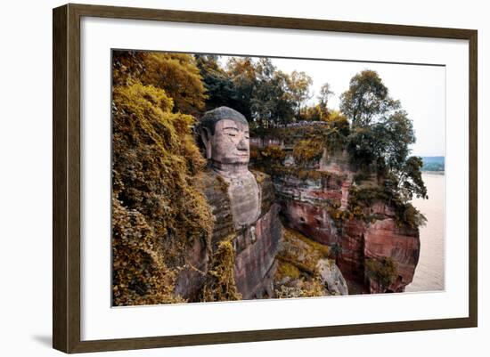 China 10MKm2 Collection - Giant Buddha of Leshan-Philippe Hugonnard-Framed Photographic Print