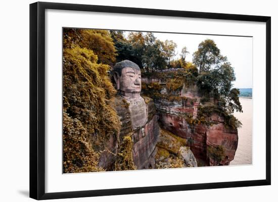 China 10MKm2 Collection - Giant Buddha of Leshan-Philippe Hugonnard-Framed Photographic Print