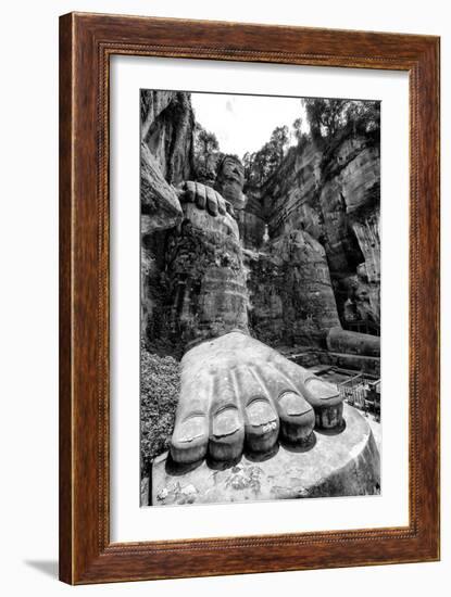 China 10MKm2 Collection - Giant Buddha of Leshan-Philippe Hugonnard-Framed Photographic Print