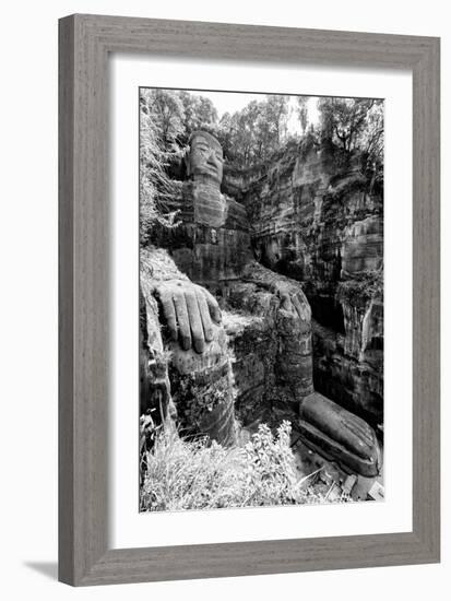 China 10MKm2 Collection - Giant Buddha of Leshan-Philippe Hugonnard-Framed Photographic Print