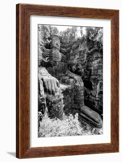 China 10MKm2 Collection - Giant Buddha of Leshan-Philippe Hugonnard-Framed Photographic Print