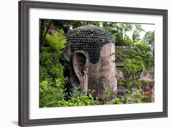 China 10MKm2 Collection - Giant Buddha of Leshan-Philippe Hugonnard-Framed Photographic Print