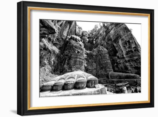 China 10MKm2 Collection - Giant Buddha of Leshan-Philippe Hugonnard-Framed Photographic Print