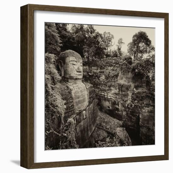 China 10MKm2 Collection - Giant Buddha of Leshan-Philippe Hugonnard-Framed Photographic Print