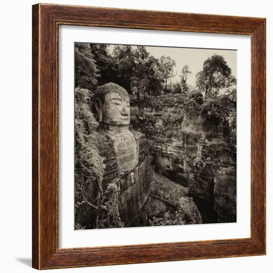 China 10MKm2 Collection - Giant Buddha of Leshan-Philippe Hugonnard-Framed Photographic Print