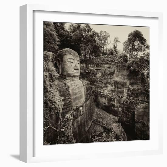 China 10MKm2 Collection - Giant Buddha of Leshan-Philippe Hugonnard-Framed Photographic Print