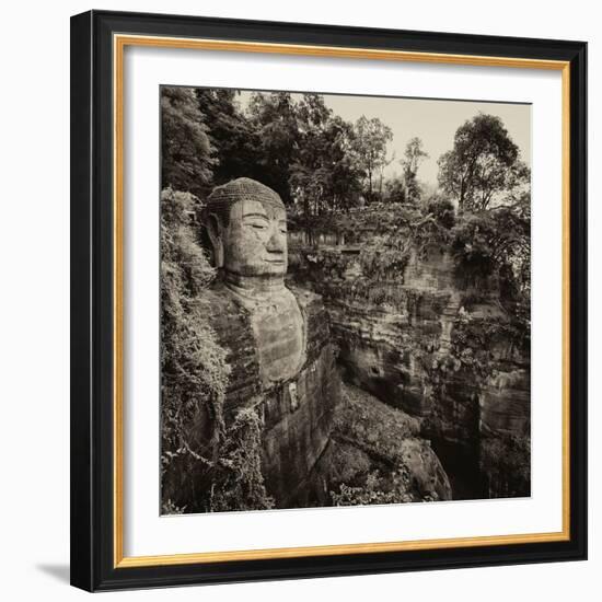 China 10MKm2 Collection - Giant Buddha of Leshan-Philippe Hugonnard-Framed Photographic Print