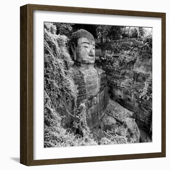 China 10MKm2 Collection - Giant Buddha of Leshan-Philippe Hugonnard-Framed Photographic Print