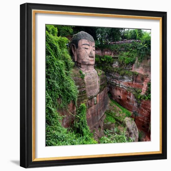 China 10MKm2 Collection - Giant Buddha of Leshan-Philippe Hugonnard-Framed Photographic Print