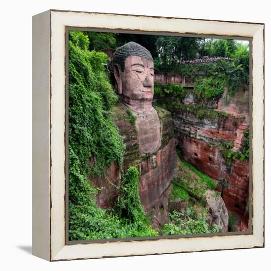 China 10MKm2 Collection - Giant Buddha of Leshan-Philippe Hugonnard-Framed Premier Image Canvas