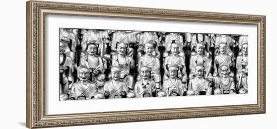 China 10MKm2 Collection - Gold Buddhist Statue in Longhua Temple-Philippe Hugonnard-Framed Photographic Print