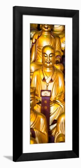 China 10MKm2 Collection - Gold Buddhist Statue in Longhua Temple-Philippe Hugonnard-Framed Photographic Print