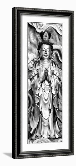 China 10MKm2 Collection - Gold Buddhist Statue in Longhua Temple-Philippe Hugonnard-Framed Photographic Print