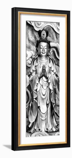 China 10MKm2 Collection - Gold Buddhist Statue in Longhua Temple-Philippe Hugonnard-Framed Photographic Print