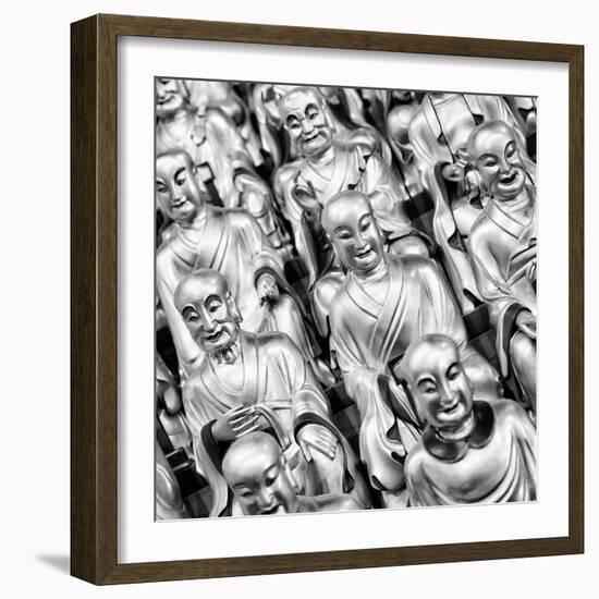 China 10MKm2 Collection - Gold Buddhist Statue in Longhua Temple-Philippe Hugonnard-Framed Photographic Print