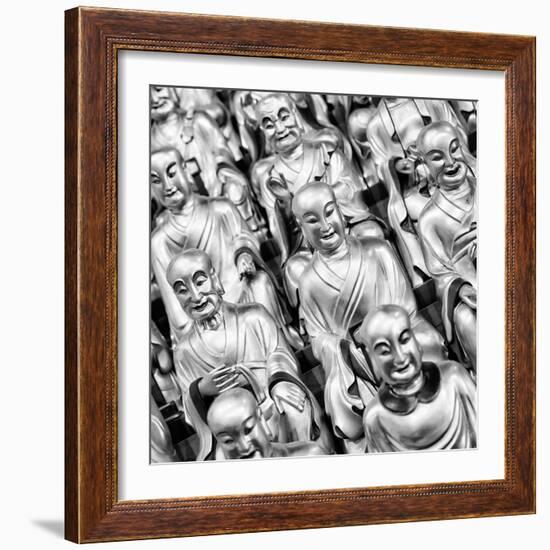 China 10MKm2 Collection - Gold Buddhist Statue in Longhua Temple-Philippe Hugonnard-Framed Photographic Print