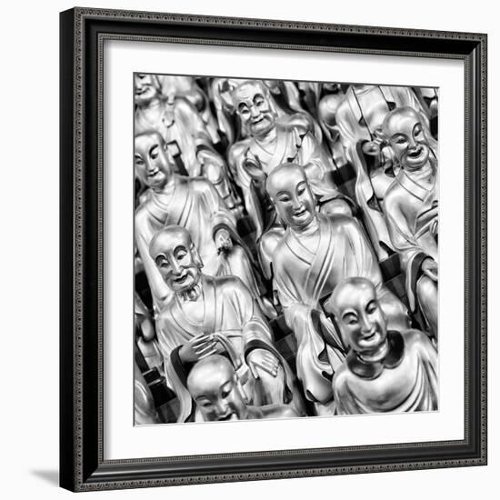 China 10MKm2 Collection - Gold Buddhist Statue in Longhua Temple-Philippe Hugonnard-Framed Photographic Print