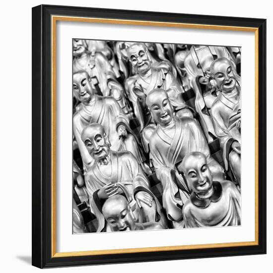 China 10MKm2 Collection - Gold Buddhist Statue in Longhua Temple-Philippe Hugonnard-Framed Photographic Print