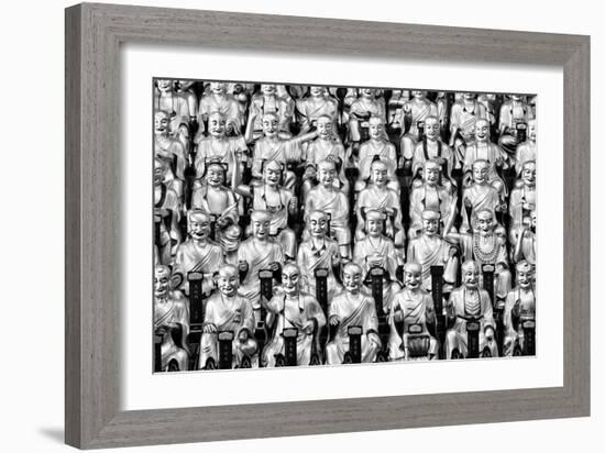 China 10MKm2 Collection - Gold Buddhist Statue in Longhua Temple-Philippe Hugonnard-Framed Photographic Print