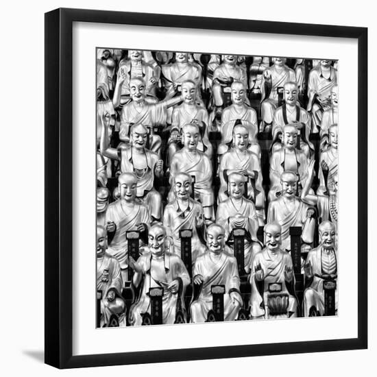 China 10MKm2 Collection - Gold Buddhist Statue in Longhua Temple-Philippe Hugonnard-Framed Photographic Print