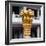 China 10MKm2 Collection - Golden Chinese Lion Statue Jing An Temple - Shanghai-Philippe Hugonnard-Framed Photographic Print