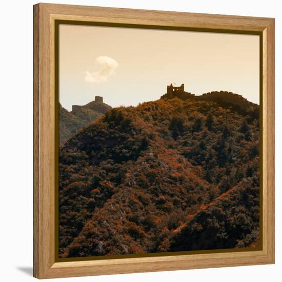 China 10MKm2 Collection - Great Wall of China - Fall Colors-Philippe Hugonnard-Framed Premier Image Canvas