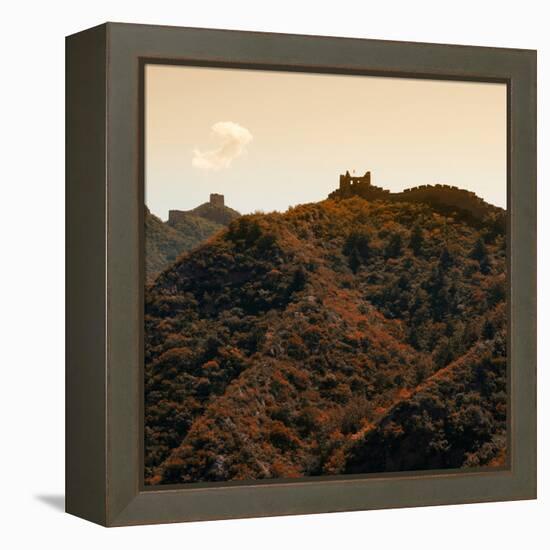 China 10MKm2 Collection - Great Wall of China - Fall Colors-Philippe Hugonnard-Framed Premier Image Canvas