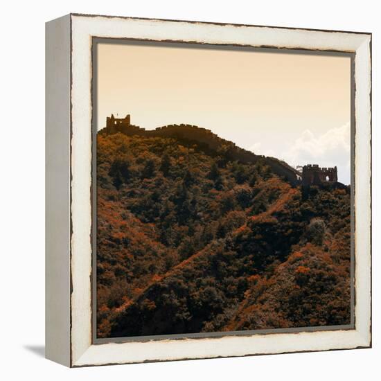 China 10MKm2 Collection - Great Wall of China - Fall Colors-Philippe Hugonnard-Framed Premier Image Canvas