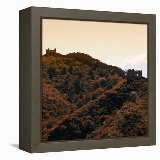 China 10MKm2 Collection - Great Wall of China - Fall Colors-Philippe Hugonnard-Framed Premier Image Canvas