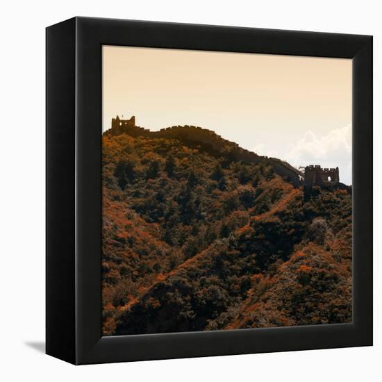 China 10MKm2 Collection - Great Wall of China - Fall Colors-Philippe Hugonnard-Framed Premier Image Canvas