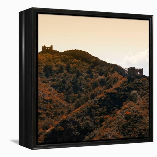 China 10MKm2 Collection - Great Wall of China - Fall Colors-Philippe Hugonnard-Framed Premier Image Canvas