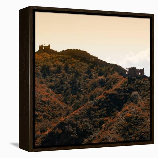 China 10MKm2 Collection - Great Wall of China - Fall Colors-Philippe Hugonnard-Framed Premier Image Canvas