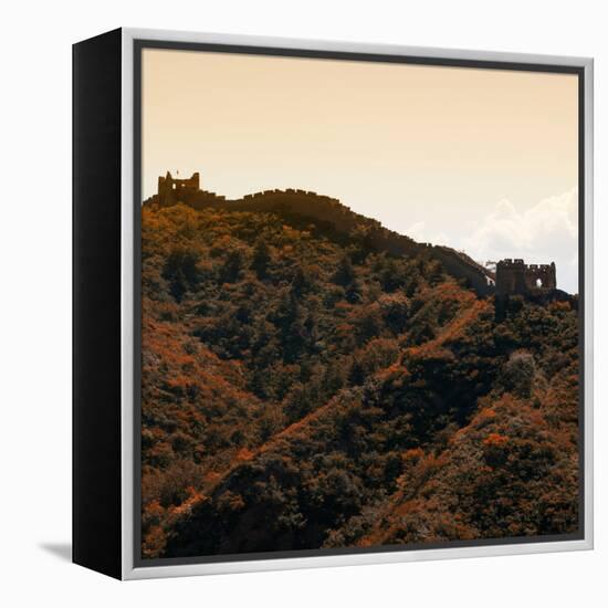 China 10MKm2 Collection - Great Wall of China - Fall Colors-Philippe Hugonnard-Framed Premier Image Canvas