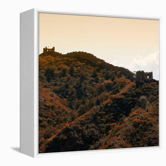 China 10MKm2 Collection - Great Wall of China - Fall Colors-Philippe Hugonnard-Framed Premier Image Canvas