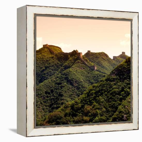 China 10MKm2 Collection - Great Wall of China - Fall Colors-Philippe Hugonnard-Framed Premier Image Canvas