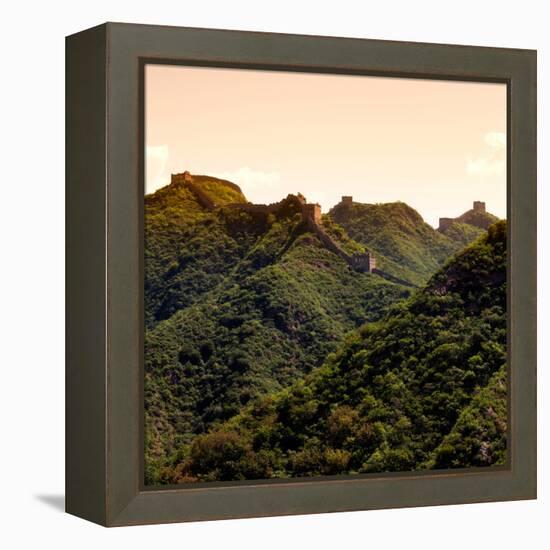 China 10MKm2 Collection - Great Wall of China - Fall Colors-Philippe Hugonnard-Framed Premier Image Canvas