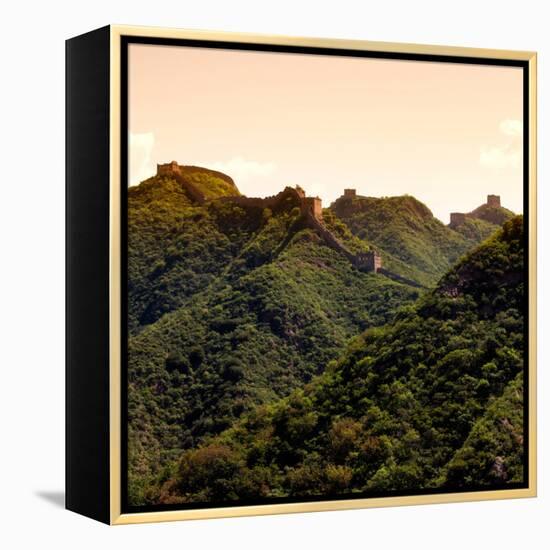 China 10MKm2 Collection - Great Wall of China - Fall Colors-Philippe Hugonnard-Framed Premier Image Canvas