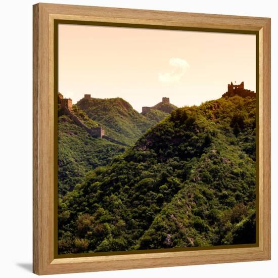 China 10MKm2 Collection - Great Wall of China - Fall Colors-Philippe Hugonnard-Framed Premier Image Canvas