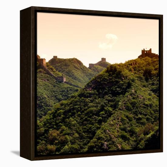 China 10MKm2 Collection - Great Wall of China - Fall Colors-Philippe Hugonnard-Framed Premier Image Canvas