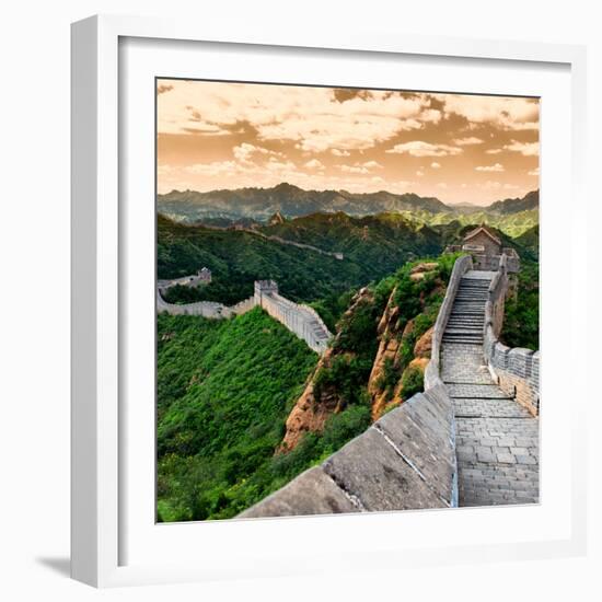 China 10MKm2 Collection - Great Wall of China-Philippe Hugonnard-Framed Photographic Print