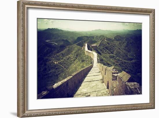 China 10MKm2 Collection - Great Wall of China-Philippe Hugonnard-Framed Photographic Print