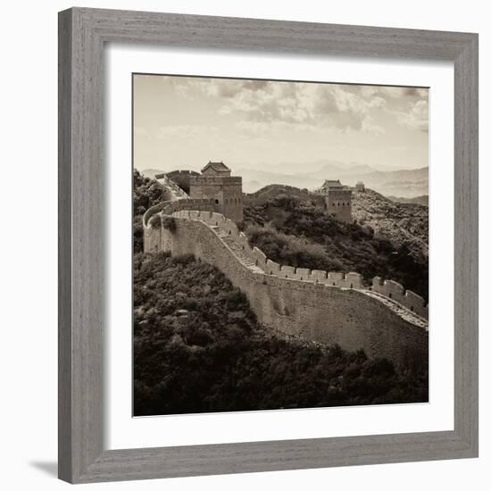 China 10MKm2 Collection - Great Wall of China-Philippe Hugonnard-Framed Photographic Print