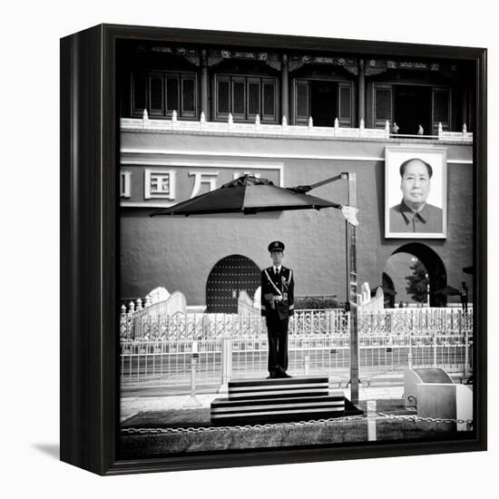 China 10MKm2 Collection - Guard in the Tiananmen Square - Beijing-Philippe Hugonnard-Framed Premier Image Canvas