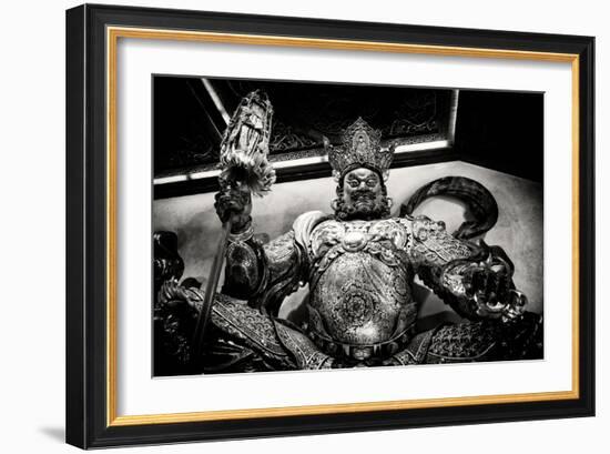 China 10MKm2 Collection - Guardian of the Temple-Philippe Hugonnard-Framed Photographic Print