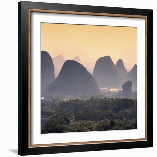 China 10MKm2 Collection - Guilin National Park at Sunset-Philippe Hugonnard-Framed Photographic Print