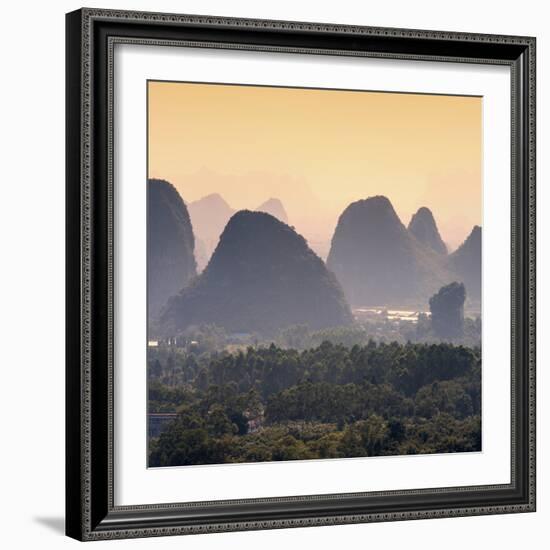 China 10MKm2 Collection - Guilin National Park at Sunset-Philippe Hugonnard-Framed Photographic Print