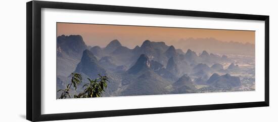 China 10MKm2 Collection - Guilin National Park at Sunset-Philippe Hugonnard-Framed Photographic Print