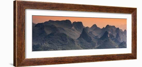 China 10MKm2 Collection - Guilin National Park at Sunset-Philippe Hugonnard-Framed Photographic Print