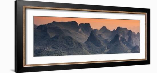 China 10MKm2 Collection - Guilin National Park at Sunset-Philippe Hugonnard-Framed Photographic Print